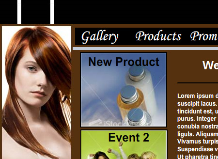 Beauty Site Design
