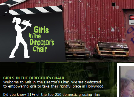 Girls in the Directors Chair